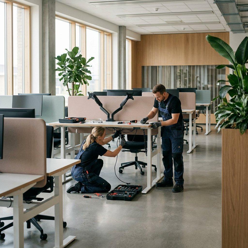 Kantoortuin inrichten