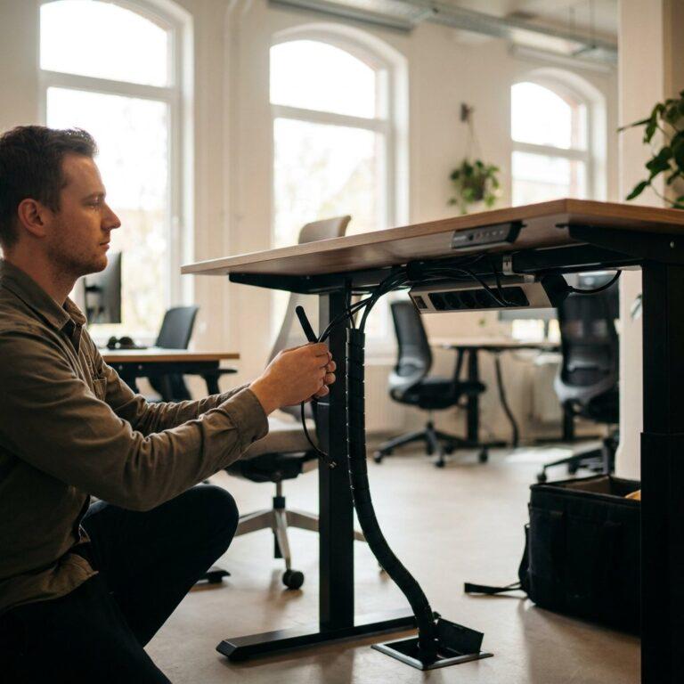Zit-sta bureau kabelmanagement